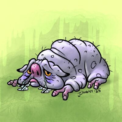 Illustration of the Pennsylvanian cryptid known as the Squonk Illustration of the Pennsylvanian cryptid known as the Squonk