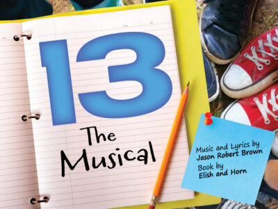 Small poster design for the stage production of a coming of age musical for a local theatre company 13: The Musical