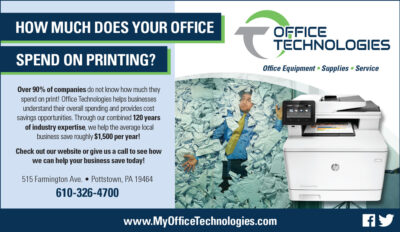 Ad for office supply company Office Technologies Advert