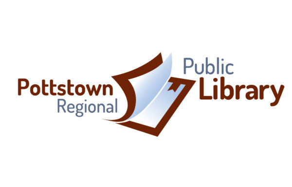 Logo for the rebranding of a local public library. Pottstown Regional Public Library