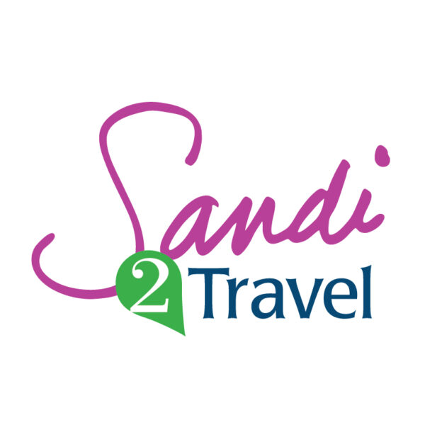 Logo design for a local travel agency. Sandi2Travel