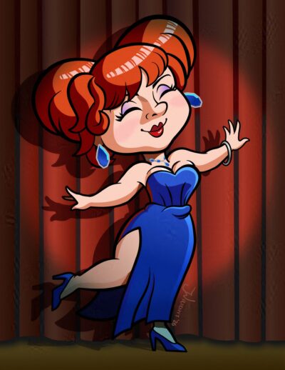 A chibi caricature of the amazingly talented Carisa Hendrix portraying her best known character, Lucy Darling. Lucy Darling